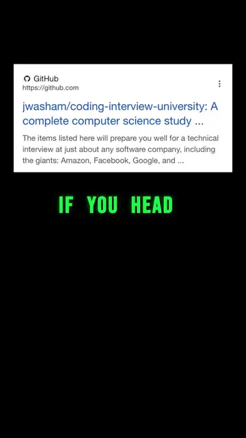 Found a GitHub repo that’s been helping aspiring software engineers for years: C