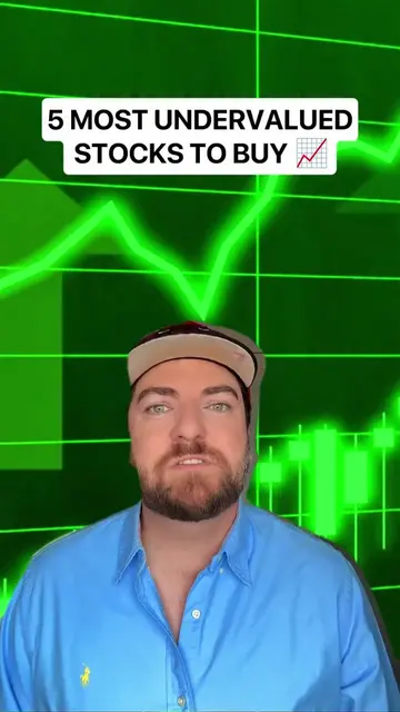 🚨 Top 5 Most Undervalued Stocks Right Now 📉💰 #stocks #investing #stockmarket 