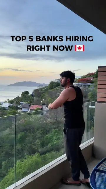 Top 5 🇨🇦 Banks that are hiring right now 👇🏼 1. @rbc  2. @scotiabank  3. @cib