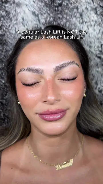 A Korean lash lift and regular lash lift are NOT the same thing. The different i