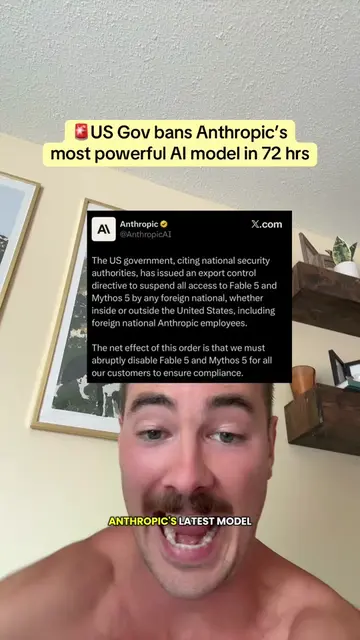 🚨 US gov BANS AI model due to “national security concerns” 🤐 Was this the righ