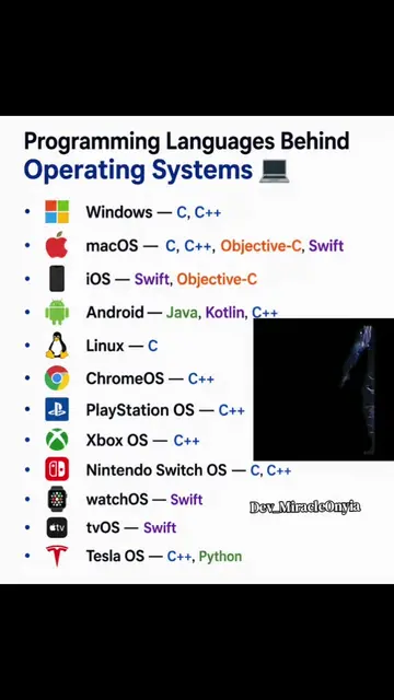 Programming language behind operating system  #computerscience #coding #programm