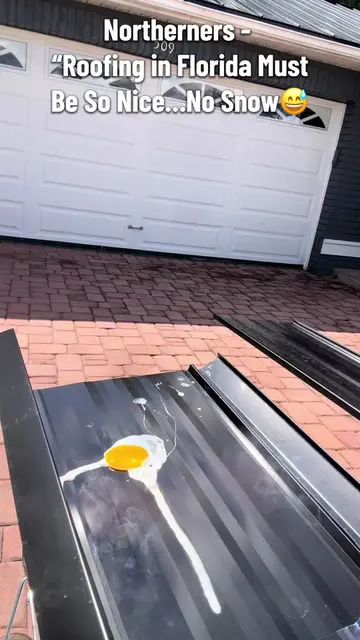 “What’s roofing like?” Me: “Come and fry it…I mean try it🤣🤣 #smallbusinessowne