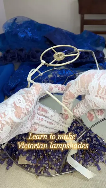 Want to learn how to make Victorian-style lampshades? My online course teaches y