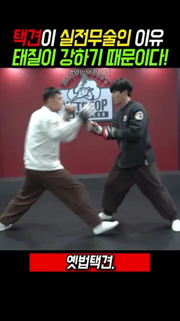 옛법택견의 강력한 또하나의 무기 태질! 잡히면 넘어간다! #택견 