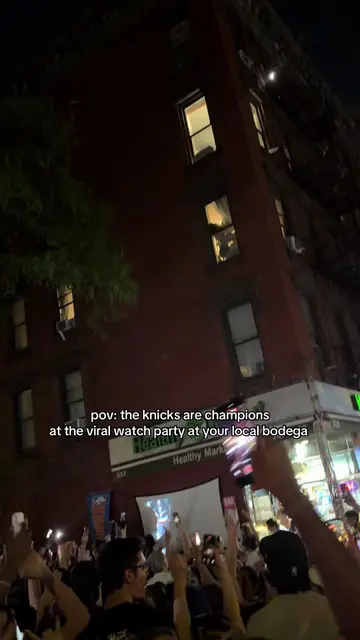 THEY DID IT #newyork #knicks #nbafinals #nyc 