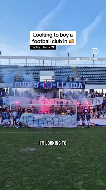 Looking to buy a team in Spain 🇪🇸 Today: Lleida CF