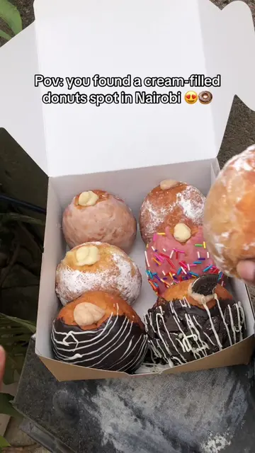 Fluffy, creamy and tasty cream filled donuts😍 dm to pre-order / call📞0️⃣7️⃣9️⃣