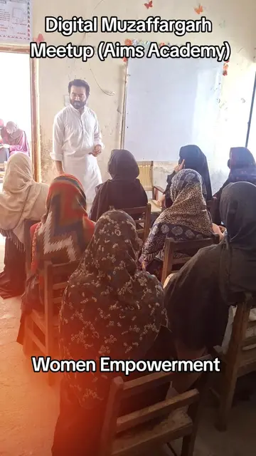 Women Empowerment Meetup at Aims Academy Muzaffargarh #Muzaffargarh #AI #chatgpt