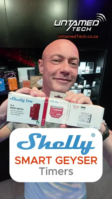 SHELLY SMART GEYSER Timers UntamedTech.co.za#untamedtech #shellyiot #shelly #hom
