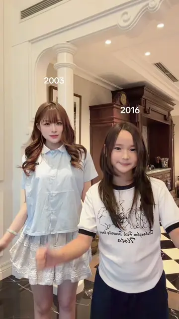 2 chị em cách nhau 13 tuổi kiểuu 💓