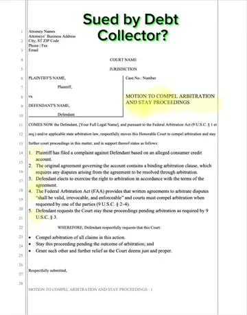 Debt collectors often count on people not responding to lawsuits. But some credi
