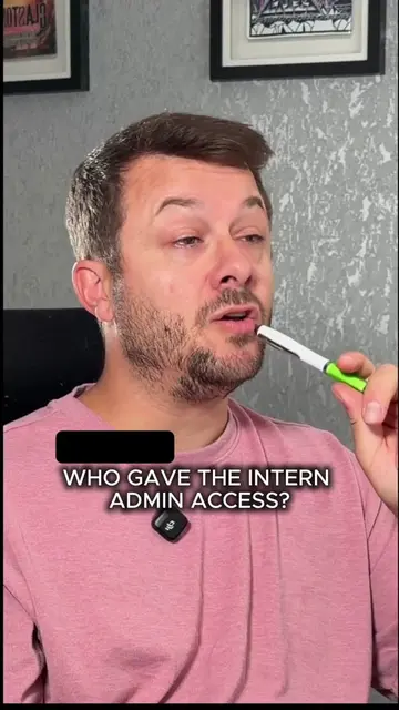 Six former interns. The interns left. The admin accounts stayed. #thatdataguy #a