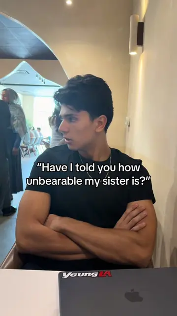 My fault didn’t see you 🤷 #Siblings #fyp #sister #brother #funny 