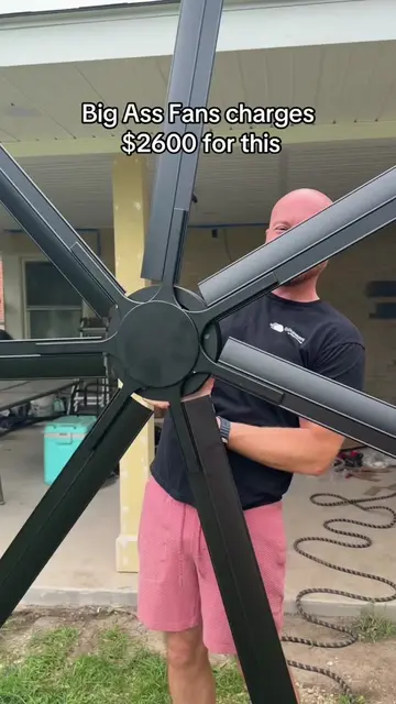 100 inch ceiling fan. Bigger than Big Ass Fans. On a nice sale on TikTok Shop. �