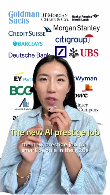 My prediction: AI companies will create the new prestige 20 something jobs of th