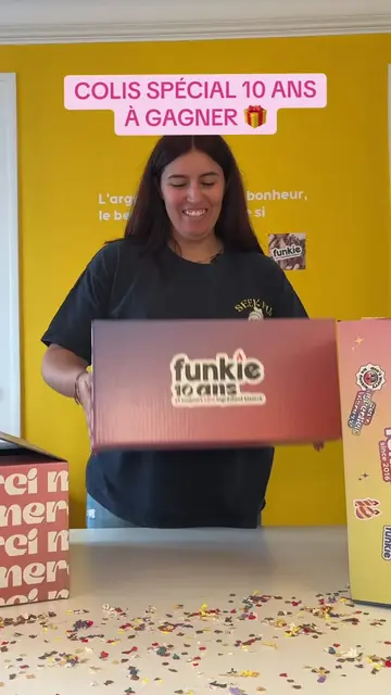 🎁 GAGNEZ NOTRE COLIS SPÉCIAL 10 ANS remplis de produits Funkie 🎁  Pour partici