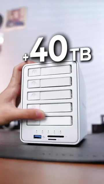 I DIY'd a 40TB hard drive docking station/storage enclosure using SSDs#Tech #enc