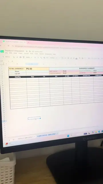 📊 BASIC PAYSLIP & COMPUTATION 👩‍💼📈 Para sa mga business owners, HR staff, at