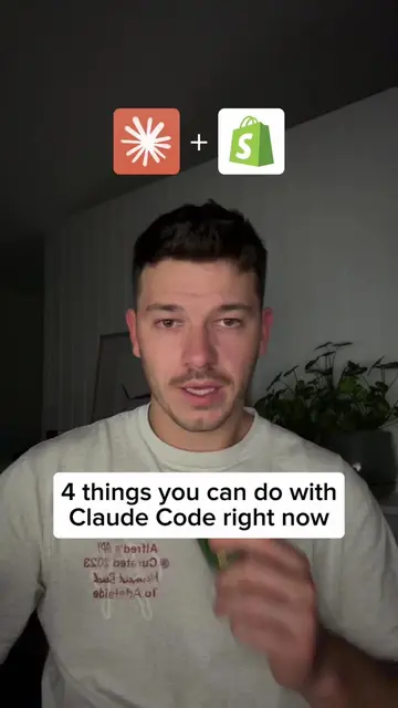 Shopify X Claude Code. Here’s what it can do for your store #claudecode #shopify