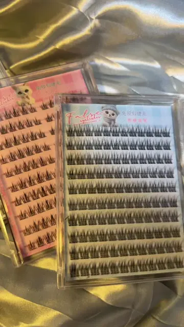 Cluster lashes! ⋆.𐙚 ̊ #fyp #clusterlashes #gluefreeeyelashes #lashesextension 