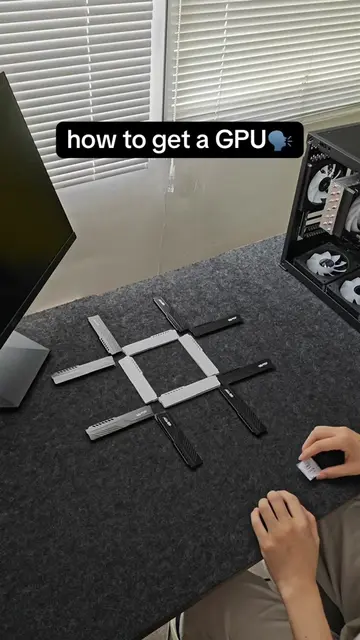 POV: you forgot to buy GPU, so you craft one🥳 #pc #setup #gpu #DIY #techtok 