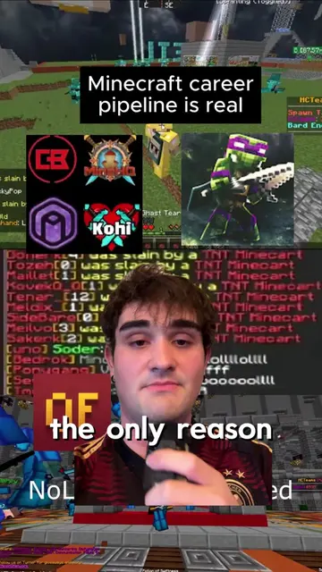 Minecraft career pipeline in 2026 💔 #Minecraft #job #factions #nostalgia #Tech 