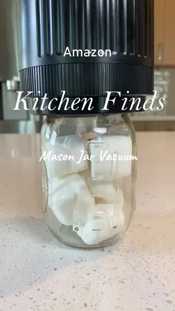 Find this in my by-oh under "Kitchen Finds" #masonjar #vacuumseal #preserve #can