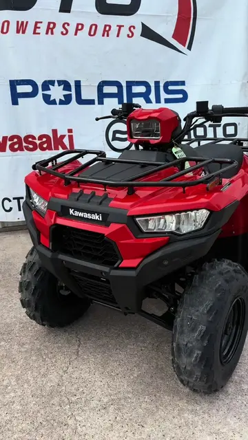 Small ATV. Big Kawasaki attitude. 💪🔥 The Kawasaki Brute Force 300 is built to 