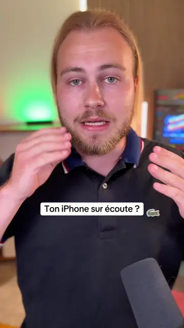 Attention, ton iPhone est peut être sur écoute ! 👀 Si tu vois en haut de ton iP