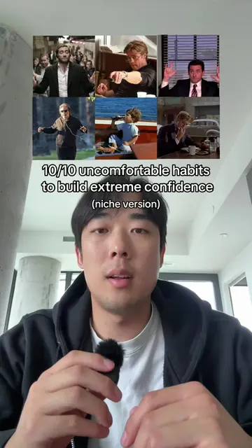 10/10 uncomfortable things to build extreme confidence but they get progressivel