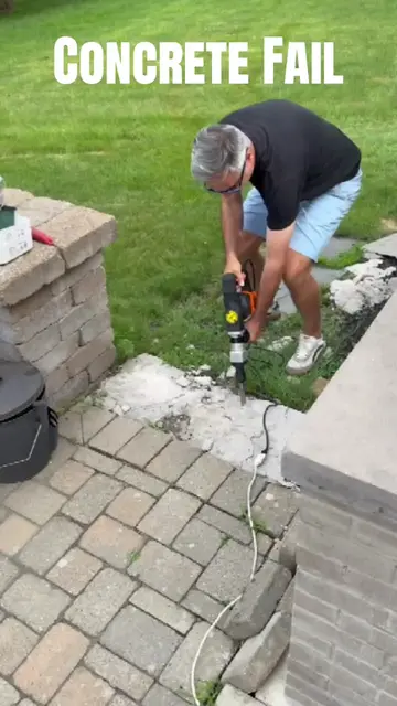 Pouring a new concrete step seemed easy enough… until it came time to match the 