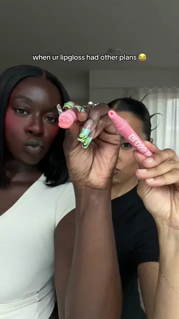 lmao I’m so heavy handed 😭😭 this is such a cute everyday gloss in us @May ✨ @S