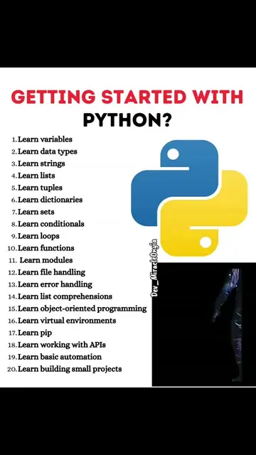 Getting started with python? #Python #Programming #softwareengineer #SoftwareDev