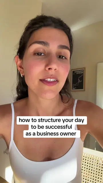 4 min ted talk on how to organize and optimize your week as a someone who is sel