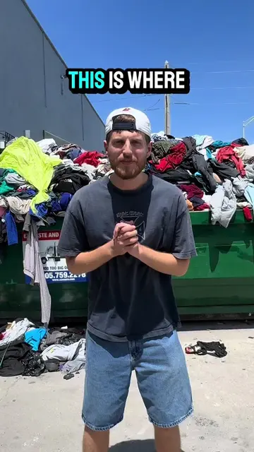 Where Thrift Donations Go After Goodwill🧐 #thrifting #thriftstore #vintagecloth
