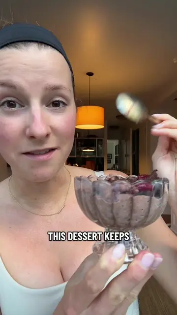 I end every night with this high fiber high protein dessert to keep me regular a