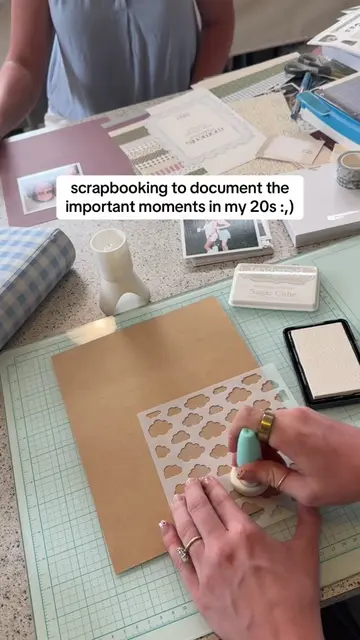 got sooo many pages done with the @faye scrapbooks & stationery scrapbook kits &