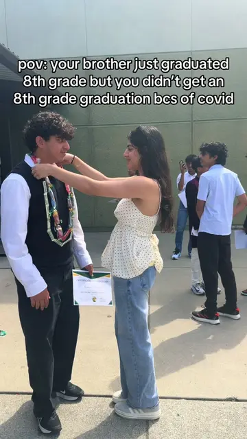 2020 grads get it 🤧 #graduation #covid #covidgrad #8thgradegraduation #viral 