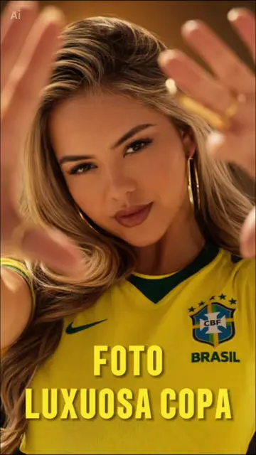 Crie uma foto luxuosa com a camisa da seleção brasileira com a ia de forma fácil