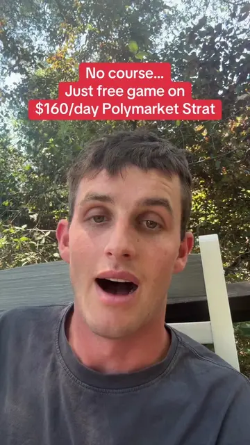 No course, just breaking down this plymarket strategy that has been COOKING for 