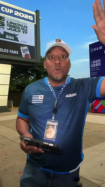 POV: You’re Checking In With FIFA ⚽🇺🇾 Welcome to Philadelphia. Your Uruguay Wo