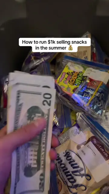 How to run up 1k selling snacks #snacks #snackbags #candy #makingmoney 