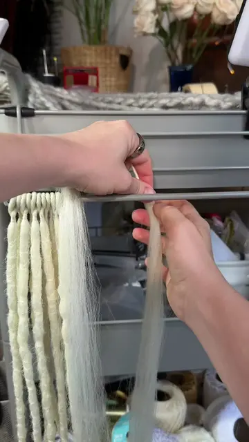 #syntheticdreadlocks #crochethair #syntheticdreads #workfromhome ##dreadtutorial