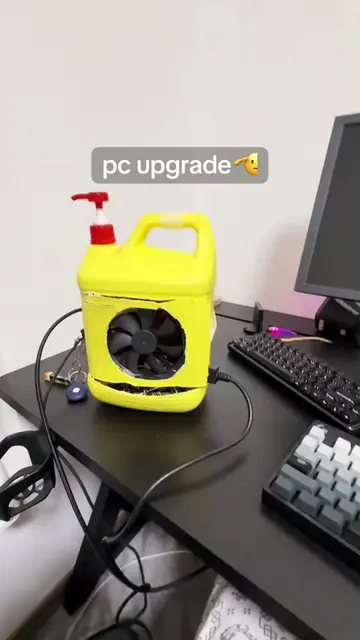 How about this pc setup🗣️#pc #setup #DIY #pcbuild #techtok 