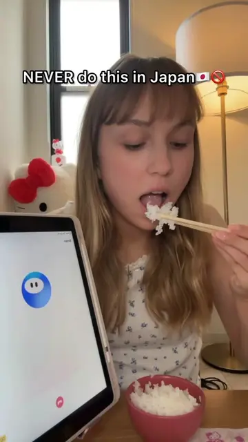 DON’T do this while eating in Japan🇯🇵🚫 Bunpo app | AD #studyjapanese #learnja