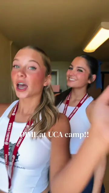 DAY ONE CHEER CAMP!!📣.              #cheer #uca #cheercamp 