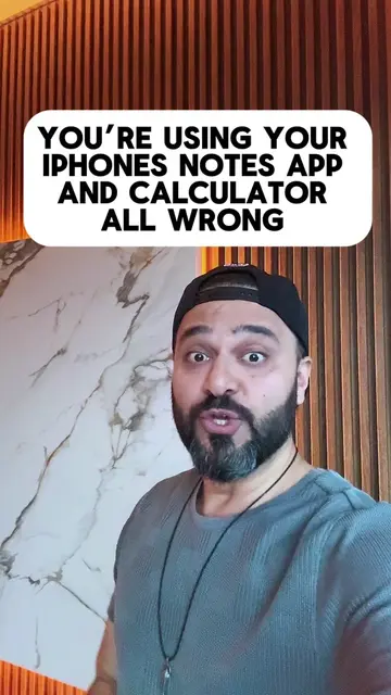 You are using your iPhones notes app and calculator all wrong 🤯