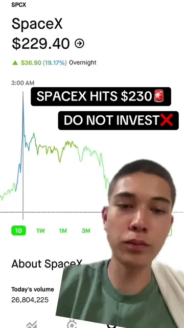SPACEX hit $230! #fyp #SPACEX #IPO #stockmarket #investing  