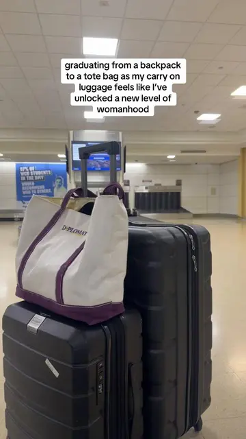 watch out world I’m grown nowwww.  #travel #luggage #suitcase #travelbag #toteba